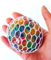 Stress ball Relief Mesh Ball Multi-Colored Mesh Ball Just Smack It Anywhere Stress balls were made of soft silicone materials which were 100% percent non-toxic to kids; the Silicone texture makes these balls feel soft, flexible, and elastic.. 