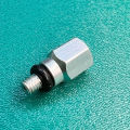 Hex Conversion Oil Bleed Fitting Set M4 O-Ring Sealed Connector Through-Hole Clamp Hydraulic Brake Service Kit Riding. 