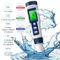 5-in-1 Digital Water Quality Testing Meter | pH, TDS, EC, Salinity & Temperature Tester (with free battery).