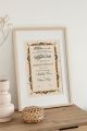 Customized Nikkah Contract Frame | Nikkah Contract | Bride Groom Thumbprint |. 
