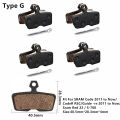 4Pairs Bike MTB Semi-Metallic Disc Brake Pads For Shimano B01S G01S A01S XTR XT SLX Deore Sram Guide Level HRD Red Etap Magura. 