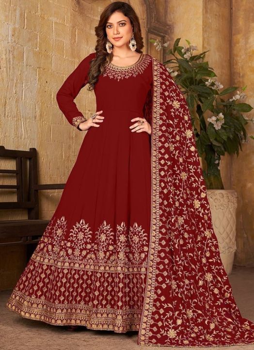 Readymade%20Georgette%20Embroidered%20Party%20Dress%0A%20%EF%83%98%20-%20Image%204