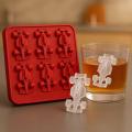 Formula Racing Car Ice Mold F1 Ice Mold, Silicone Racing Car Jelly Mold, 6-Cavity 3D Race Car Tumbler Ice Cube Tray Baking Tool.