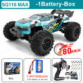 SG116MAX 80KM/H High Speed RC Car Brushless 4WD Off-Road Drift Remote Control Car 1:16 Professional Racing Cars SG116PRO 40KM/H. 