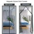 Window Mosquito Curtain, Gauze Window Screen, Automatic Door Lock, Home Ventilation Curtain, Magnetic Mesh Cover. 