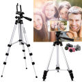 Ko_shop [Free Mobile Connector] tripod phone stand tripod stand 3110 tripod 3-pin cellphone and camera tripod for Canon Nikon Sony Fuji iPhone. 