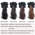 Synthetic 10inch 12inch 14inch 16inch ponytail wig for women with long curly hair high ponytail, bow tie low braid fake ponytail. 