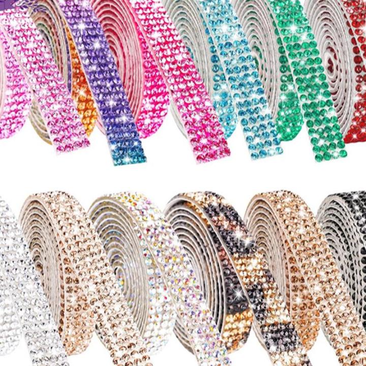 1Yard%20Self%20Adhesive%20Crystal%20Rhinestone%20Sticker%20Diamond%20Ribbon%20DIY%20Sticker%20Rhinestones%20Arts%20Crafts%20Car%20Phone%20Decoration%204%20Rows%20-%20Image%204