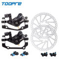 Toopre F160/R140 F180/R160 pull-in bicycle brake disc set. 