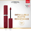 L'Oréal Paris Infallible Matte Resistance Liquid Lipstick - 500 Wine Not? ( 5ml ). 