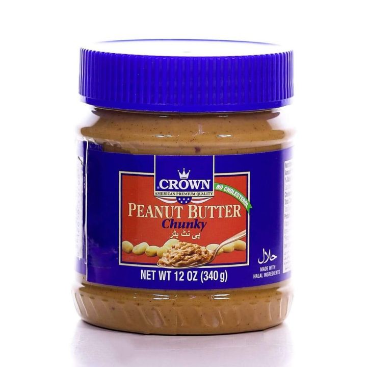 CROWN PEANUT BUTTER CHUNKY 340 GM
