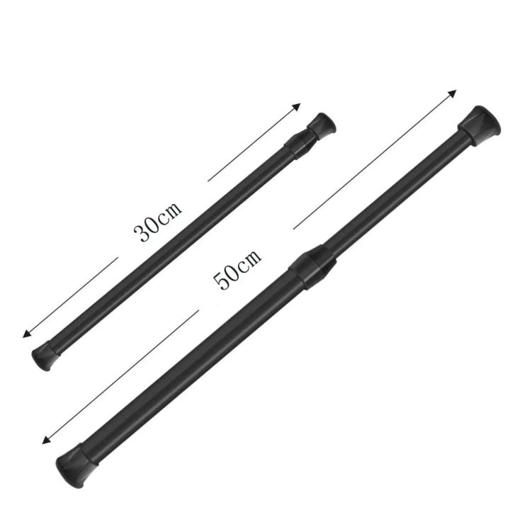 1/2PCS%20Shower%20Curtain%20Rod%20Adjustable%20Without%20Punching%20Drapes%20Pole%20Storage%20Bedroom%20Wardrobe%20Balcony%20Telescopic%20Rods%20Divider%20-%20Image%202