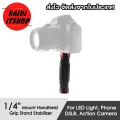 Camera Accessories, aluminum handle, rubber grip, extendable tripod for DSLR, action camera, flash and other accessories. 