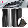 Car Headlight Tint Vinyl Warp Auto Tuning Car Stickers Black Fog Light Decor Vinyl Taillight Waterproof Film for Car Accessories. 