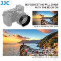 JJC Lens Hood For  FE 24mm F2.8 G FE 40mm F2.5 G FE 50mm F2.5 G Lens Replaces  ALC-SH165 ALC-SH166 Lens Hood. 