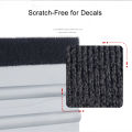 2Pcs Car Vinyl Wrap Felt Squeegee with Replaceable Felts Film Stickers Decals Wallpaper Applicator Scraper Window Tinting Tool.