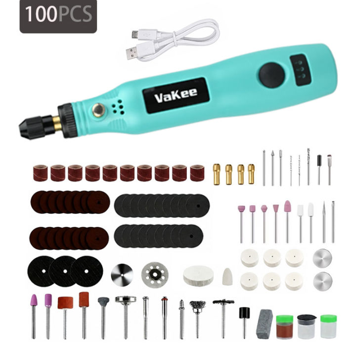 Mini Cordless Electric Drill USB Handheld Rotary Tool Engraving Pen Woodworking Dremel Tools for Jewelry, Metal, and Glass