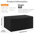 Heavy Duty Waterproof Patio Furniture Cover Rectangular Garden Rain And Snowproof Outdoor Sofa Table And Chair Windproof Cover. 