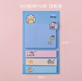 4 IN 1 Cute Cartoon Animal Shape Creative Sticky Notes Notebook Cute Note paper Index stickers office school.