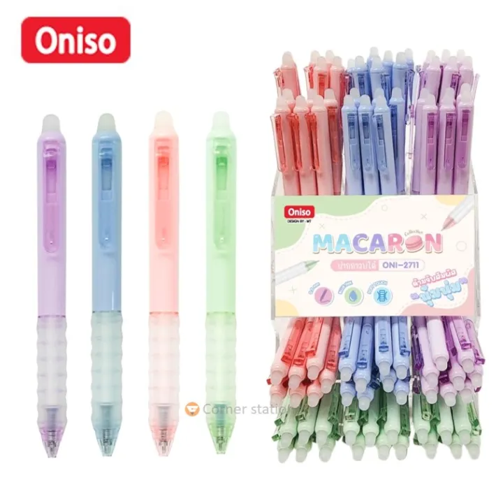 Erasable%20Gel%20Pen%20oniso%20blue%20ink%200.5mm.%20model%20oni-2711%20soft%20touch%20handle%20(replaceable)%20-%20Image%202