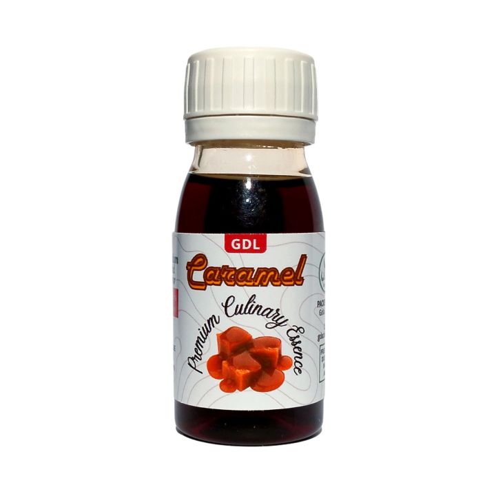Caramel Essence - Food Flavor - 30 ml - Premium Culinary Essence - For Cooking and Baking All Edible Dishes and Drinks - Gola Da Limca