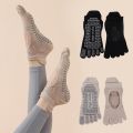 Women Yoga Toe Socks High Quality Anti Slip Five Fingers Pilates Socks Quick Dry Grip Fitness Dance Training Toe Socks For Girls. 
