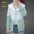 Women’s Single Layer Transparent Matching Lightweight Jacket For Summer Wear. 