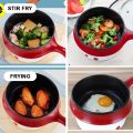 Multifunction nonstick electric fry pan / food steamer / electric kettle. 