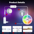 MOES Tuya ZigBee LED Strip Light Smart Party Music Sync RGB5050 Controller 16 Million Colors Changing Support Alexa  Home. 