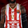 2026 Serbia Belgrade Red Star European Basketball Match Jersey Adult Mens Basketball Sportswear Fan Special Jersey Kit Kids Vest. 