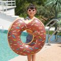 Summer Inflatable Toys Simulation Donuts Shape Swimming Ring PVC Pool Beach Party Water Toys Float Ring Toys for Kids Adults. 