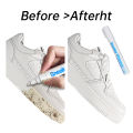 Shoes Stains Removal Waterproof Sneakers Anti-Oxidation Pen Repair Complementary Color White Go Yellow Shoe Whitening Cleaning. 