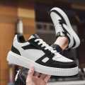 Alpha Wear Black & White Sneakers for Men & Women | Unisex Casual Shoes | Lightweight Fashion Joggers with Thick Sole | Comfortable Walking Shoes for Daily Wear | UK Size 6–11. 