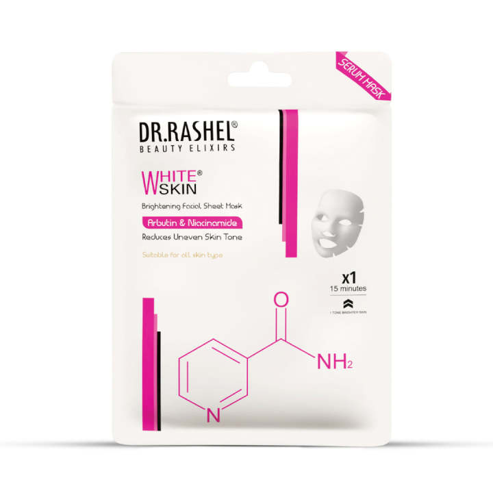 Dr.Rashel White Skin Sheet Mask with Serum 1pcs