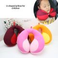 Children's Car Neck Protection Pillow Plush U-shaped Nap Pillow Baby Car Safety Seat Head Support Pillow Children Travel Pillow. 