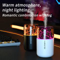 The simulated volcanic color lamp humidifier USB aromatherapy diffuser is suitable for use in cars, homes, bedrooms, as a ,.