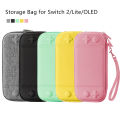 【For Switch 2 Portable Travel Storage Bag Anti-drop Protection Box Gaming Console Cover Pouch For Switch 2/Switch Oled/Lite】. 
