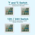 Tuya New WiFi Temperature Humidity Sensor Smart Life Backlight Hygrometer Thermometer Sensor Support Alexa Home Assistant.