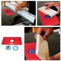 1 Set Aluminum Router Table Insert Plate High Quality w/ 2 Router Insert Rings For Trimmer Woodworking Benches Router RT0700C.