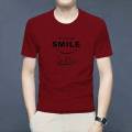 SMILE Half Sleeve T-Shirt For Men. Size. 