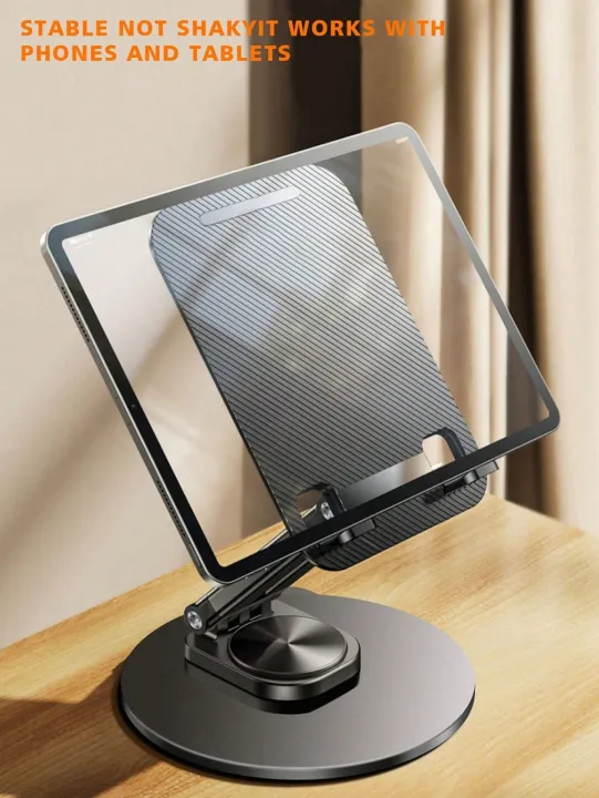 360%C2%B0%20Rotatable%20Metal%20Base,%20Tablet%20and%20Phone,%20Computer%20Stand%20-%20Ingeniously%20Designed%20Portable%20Desk%20Mount%20for%20Reading%20and%20Stud%20-%20Image%202