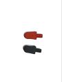 Car battery terminal cover rubber ( small terminal battery size ) for all cars ( set +, -  ) red and black. 