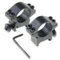 1 Pair Hunting Rifle Scope Mounts Ring for Dia 25.4/30mm Tube Scopes 11/20mm Dovetail Picatinny Rail Tactical Flashlight Mount. 