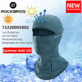 ROCKBROS Spring Summer Cycling Mask UV Sun Protection Mask Bike Balaclava Hat Bicycle Scarf Breathable Sport Motorcycle Masks. 