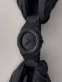 Black Aura Quartz Watch – Stylish Analog Watch for Men & Boys. 