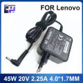 45W 20V 2.25A 4.0*1.7MM Laptop Adapter Charger For YOGA 310 510 520 710 MIIX5 7000 Air 12 13 ideapad 320 100 110 N22 N42.