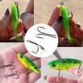 GOBAIT 10-20Pcs Double Fishing Hook Carbon Steel Crank Barbed Anti-snagging Hooks Soft Lure Kit Tackle Box Pesca Twin Fishhooks.