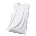 Running Vest Men Loose Sleeveless Shirt Basketball Tank Top Gym Sportswear For Male Fitness Workout Muscle Top Mesh Breahtable.