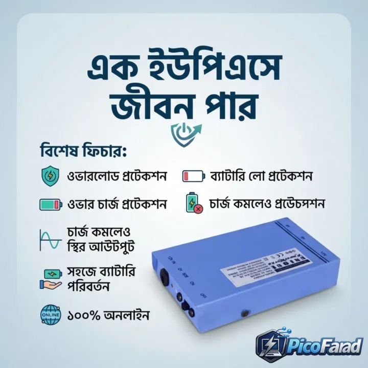 Router UPS For Wifi & Internet System