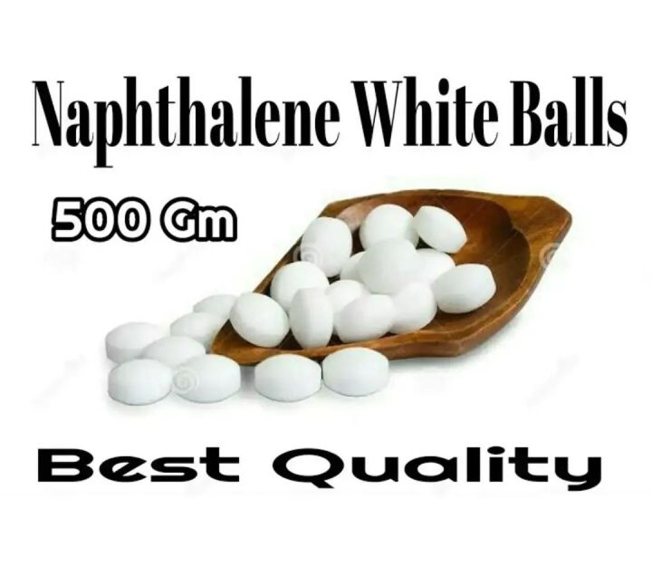 Naphthalene White Balls / ন্যাপথালিন বল সাদা- 500 Gm